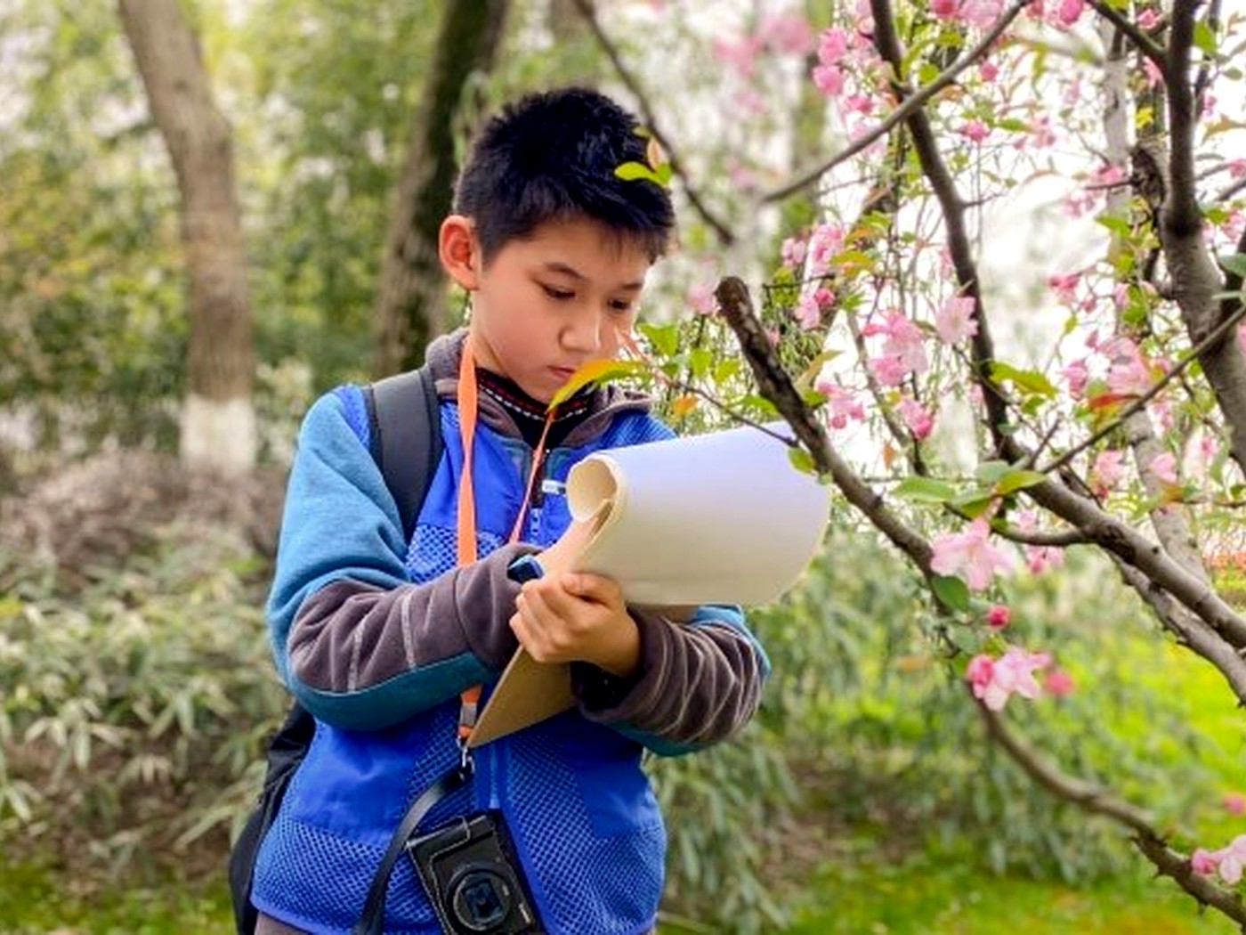 孩子在真实现场记录观察结果和学习证据